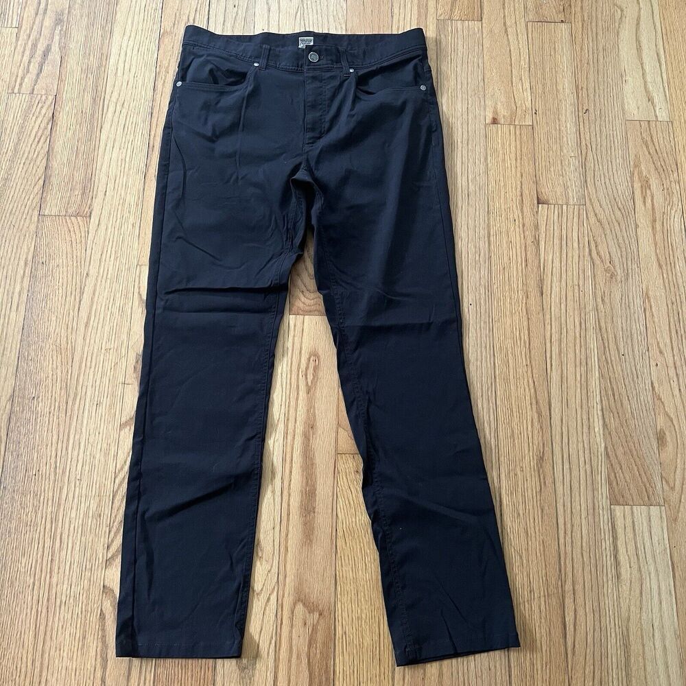 LL Bean Pants Mens 34x32 Venture Stretch Black Gorpcore Outdoor Hiking